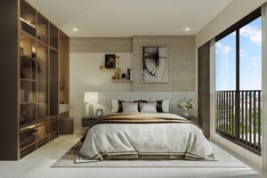 Bedroom in 2 BHK Apartment at Dynamix Luma, Andheri East – for Sale