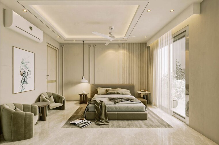 Living Room, anant-raj-ashok-estate 3 Bedroom 183 Sq.Yd. Builder Floor In Sector 63a Gurgaon 10454489