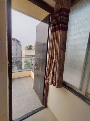 Balcony in 1 BHK Apartment at Krishna Lotus Court, Kharadi – for Rent