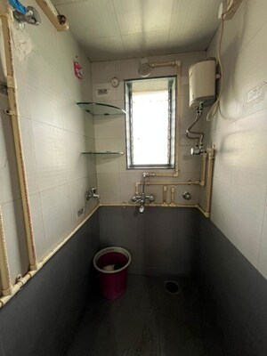Bathroom in 2 BHK Apartment at Velentine Tower, Goregaon East – for Rent