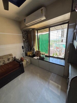 Living Room in 1 BHK Apartment at SSB Ashok Nagar, Balkum Pada – for Sale