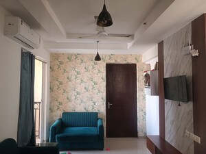Living Room in 2.5 BHK Apartment at ABA Orange County, Ahinsa Khand 1 – for Rent