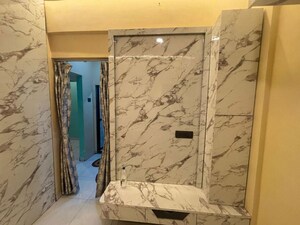 Bedroom in 1 BHK Apartment at The Nest CHS, New Panvel – for Rent