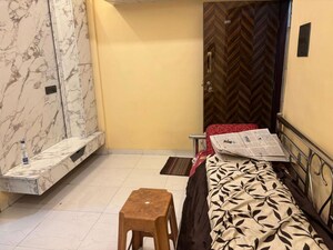 Bedroom in 1 BHK Apartment at The Nest CHS, New Panvel – for Rent