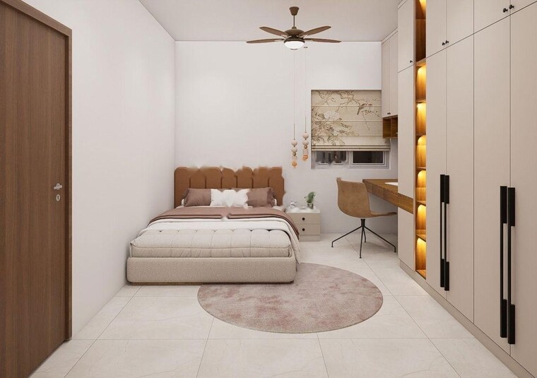 Living Room, my-home-sayuk 2.5 Bedroom 1969 Sq.Ft. Apartment In Tellapur Hyderabad 10454648