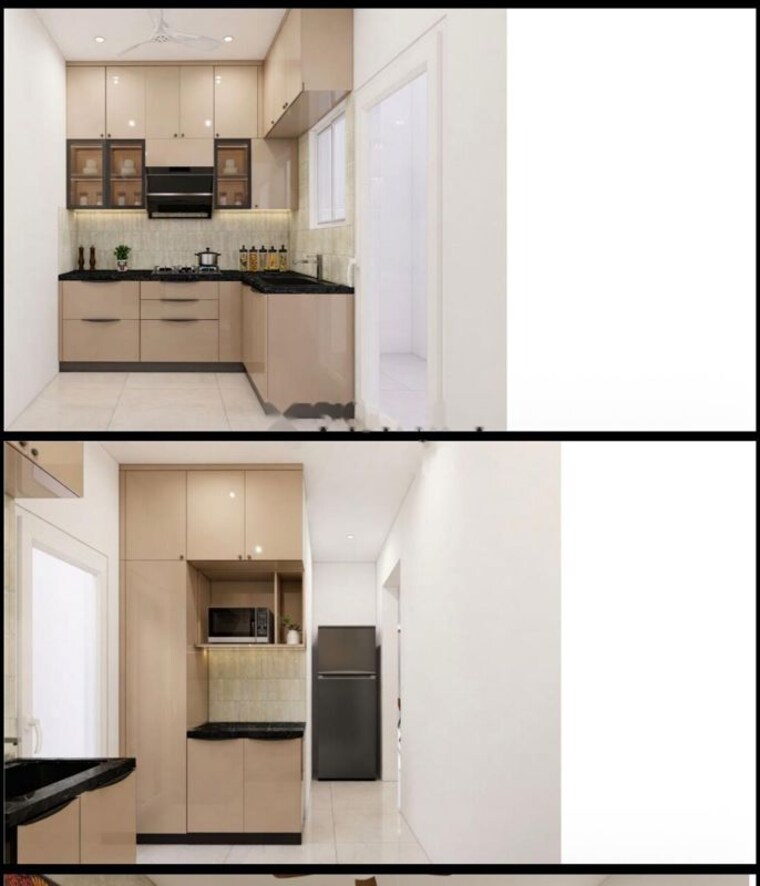 Kitchen, my-home-sayuk 2.5 Bedroom 1969 Sq.Ft. Apartment In Tellapur Hyderabad 10454648