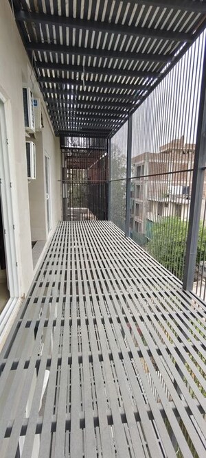 Balcony in 2 BHK Builder Floor at Sushant Lok I – for Rent