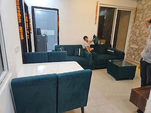 Living Room in 1.5 BHK Apartment at Prateek Grand City, Siddharth Vihar – for Rent