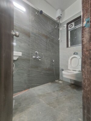 Bathroom in 1 BHK Apartment at The Baya Central, Lower Parel – for Rent