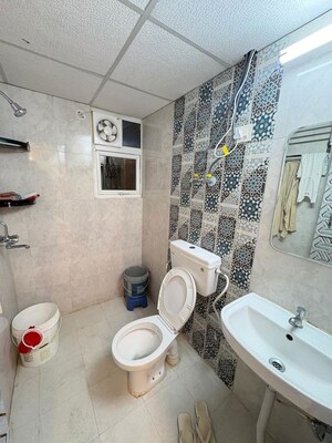 Bathroom in 3 BHK Apartment at Signature The Millennia 3, Sector 37d – for Rent