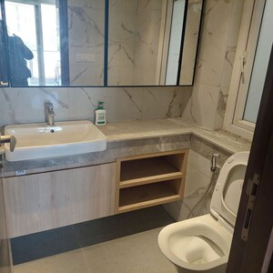 Bathroom in 3.5 BHK Builder Floor at SS Almeria, Sector 84 – for Sale