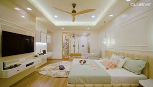 Bedroom in 4 BHK Apartment at Panchshil Towers, Kharadi – for Rent