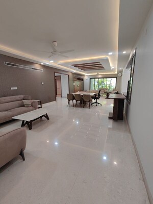 Dining area in 4 BHK Apartment at High Grounds – for Rent