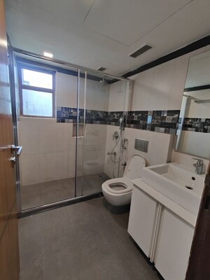 Washroom in 4 BHK Apartment at High Grounds – for Rent