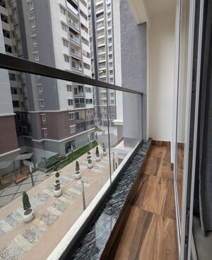 Balcony in 3 BHK Apartment at Sumadhura Horizon, Kondapur – for Rent