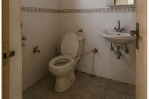 Bathroom in 3 BHK Apartment at Vasant Kunj – for Rent