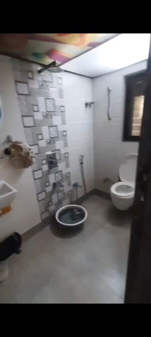 Bathroom in 2 BHK Apartment at Chamunda Paradise, Vile Parle East – for Rent
