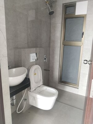 Bathroom in 2 BHK Apartment at Raymond Realty Phase II, Pokhran Road No Two – for Rent
