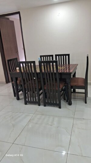 Dining area in 3 BHK Apartment at Preet Colony – for Rent