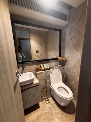 Bathroom in 2 BHK Apartment at Best Complex Andheri West, Andheri West – for Rent