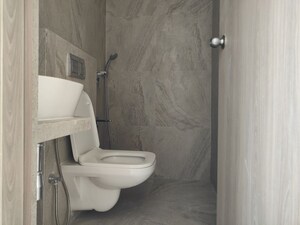 Bathroom in 2 BHK Apartment at Prescon Midtown Bay, Mahim West – for Rent