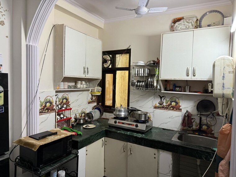 Kitchen, malviya nagar 2 Bedroom 1200 Sq.Ft. Builder Floor In Malviya Nagar Delhi 10455039