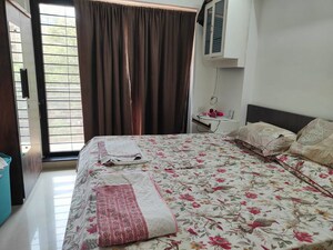 Bedroom in 3 BHK Apartment at Goyal Lakshchandi Heights, Goregaon East – for Rent