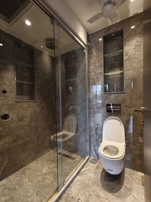 Bathroom in 4 BHK Apartment at Conscient Heritage Max II, Sector 102 – for Rent