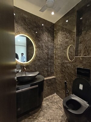 Bathroom in 4 BHK Apartment at Conscient Heritage Max II, Sector 102 – for Rent