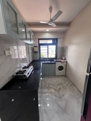 Kitchen in 1 BHK Apartment at Lady Ratan Tower, Worli – for Rent