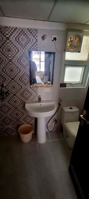 Bathroom in 2 BHK Apartment at Panchsheel Greens, Sector 16 Greater Noida – for Rent