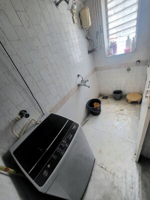 Bathroom in 1 BHK Apartment at Apna Ghar CHS, Andheri East – for Rent