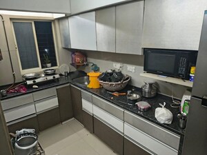 Kitchen in 1 BHK Apartment at Prabhavati Tower Chandanwadi, Khopat – for Rent