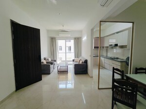 Living Room in 2.5 BHK Apartment at Smart World Orchard, Sector 61 – for Rent