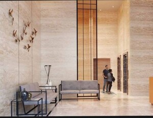 Staircase in 3 BHK Apartment at Arkade Aspire, Goregaon East – for Rent
