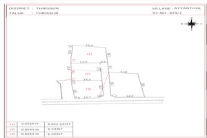  Plot – Map Location View at Kanattukara - for Sale