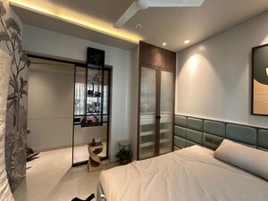 Living Room in 3 BHK Apartment at Gurukrupa Marina Enclave, Malad West – for Rent