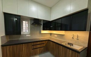 Kitchen in 3 BHK Apartment at Ramky Towers Gachibowli, Gachibowli – for Rent