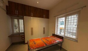 Bedroom in 3 BHK Apartment at Ramky Towers Gachibowli, Gachibowli – for Rent