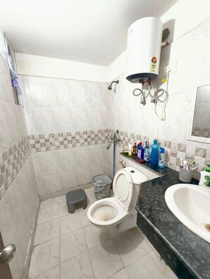 Bathroom in 2 BHK Apartment at Hawelia Valencia Homes, Sector 1 Greater Noida – for Rent