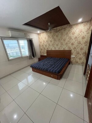 Living Room in 3 BHK Apartment at Aparna HillPark Lake Breeze, Chanda Nagar – for Rent