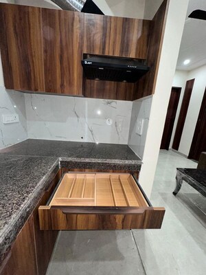 Kitchen in 1 BHK Builder Floor at Mohyal Colony – for Rent
