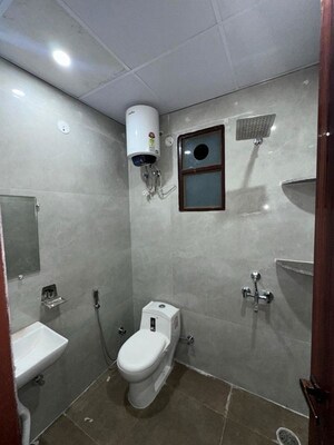 Bathroom in 1 BHK Builder Floor at Mohyal Colony – for Rent