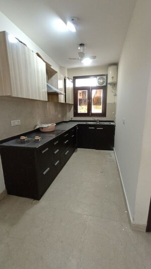 Kitchen in 3 BHK Builder Floor at Saket – for Rent