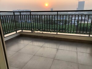 Balcony in 3 BHK Apartment at ASBL Spire, Kokapet – for Rent