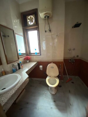 Bathroom in 1 RK Builder Floor at Jawahar Nagar – for Rent