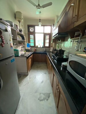 Kitchen in 1 RK Builder Floor at Jawahar Nagar – for Rent