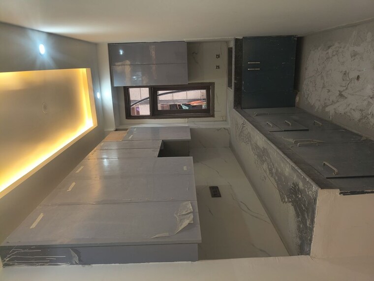 Kitchen, srs-apartments 1 Bedroom 550 Sq.Ft. Builder Floor In Sector 73 Noida 10455494