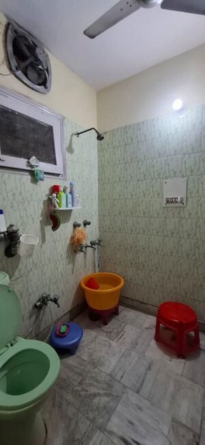 Bathroom in 3 BHK Builder Floor at Kalkaji – for Rent