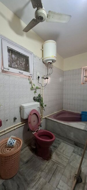 Bathroom in 3 BHK Builder Floor at Kalkaji – for Rent